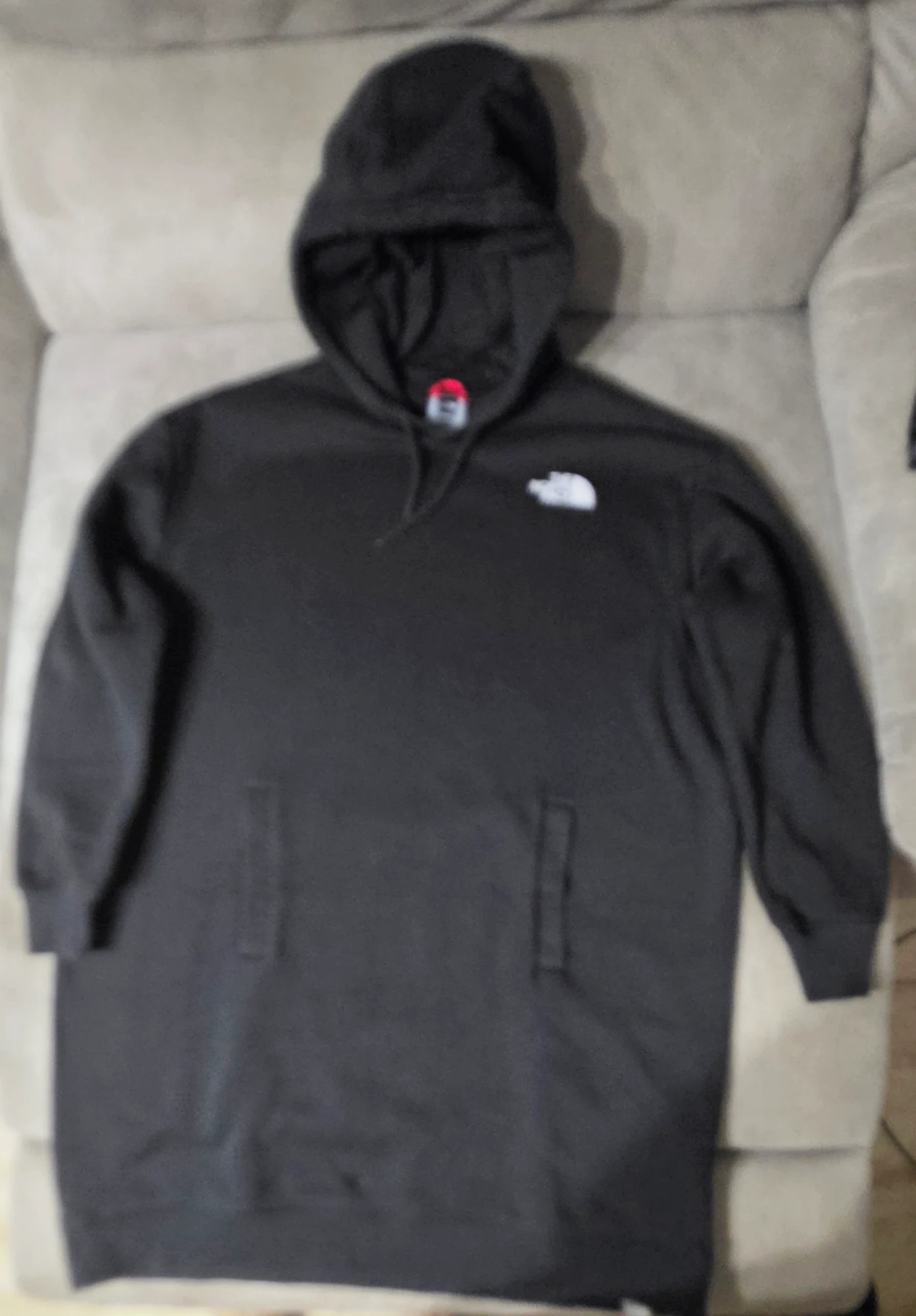 North face vestido sudadera negro temporada F22