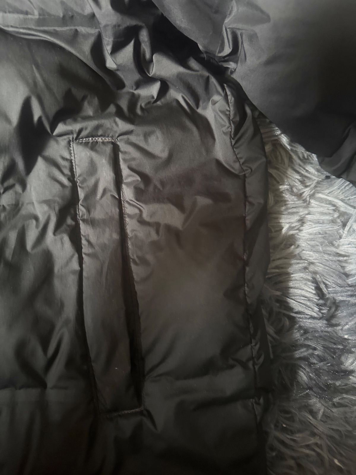 Doudoune noire à capuche Zara – Zara – taille S 3