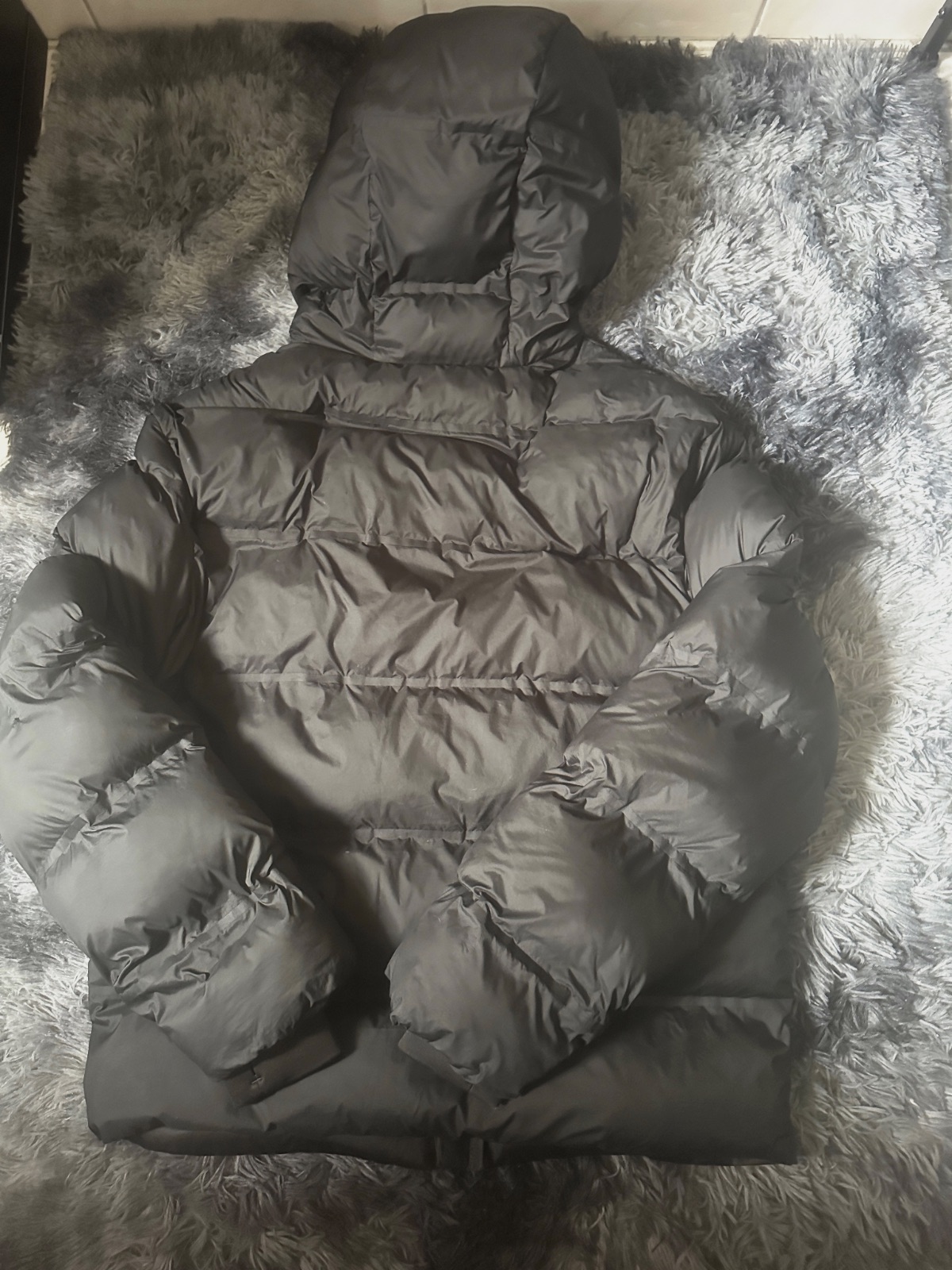 Doudoune noire à capuche Zara – Zara – taille S 5