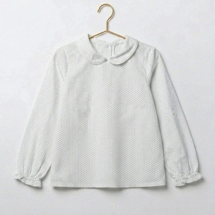 Camisa bebe con puntitos grises 18-24 meses – taille 18-24 mois / 86 cm