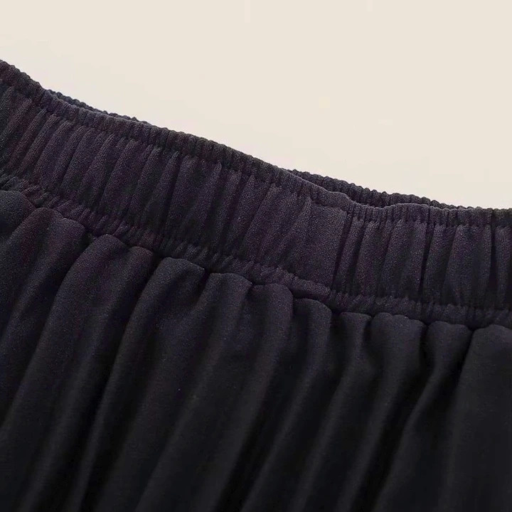 falda midi plisada negra – taille Taille unique 2