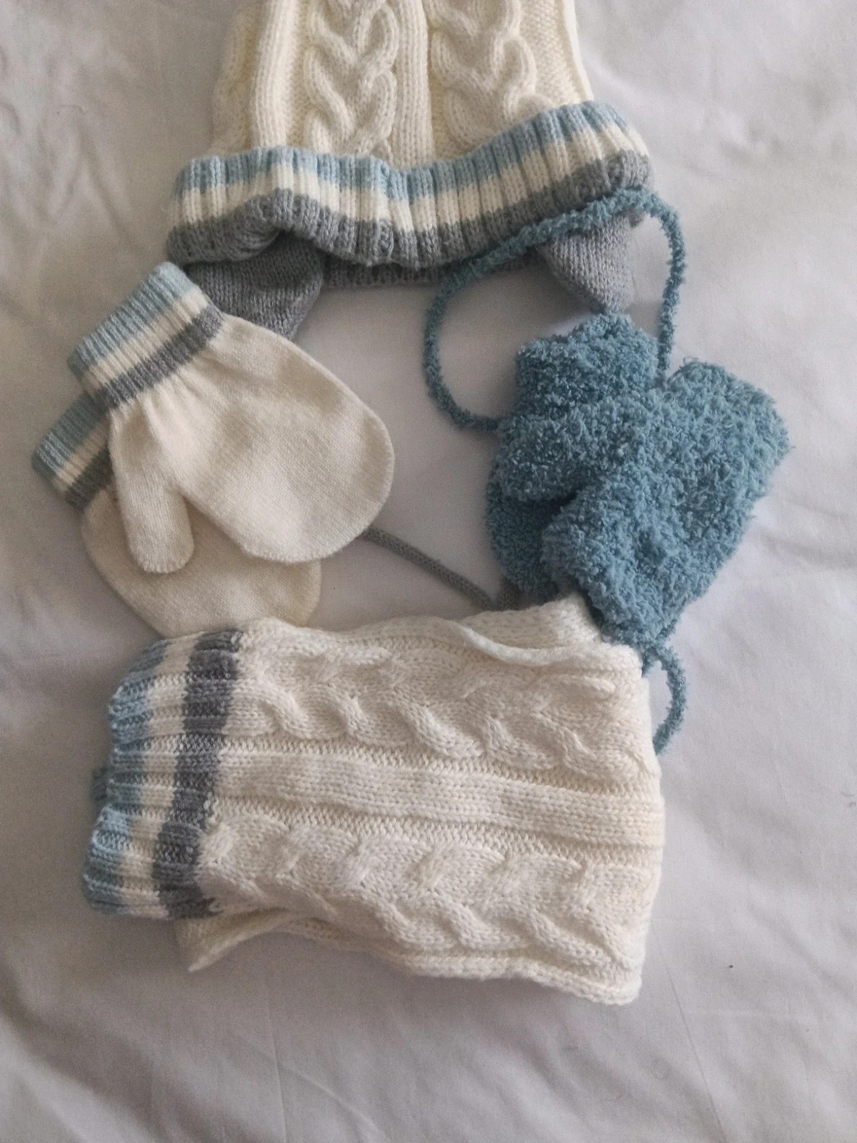 Conjunto gorro manoplas y bufanda – taille 1-2 ans, 49 cm 3