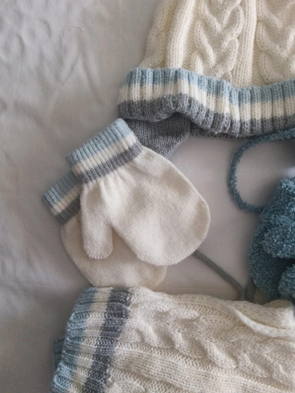 Conjunto gorro manoplas y bufanda – taille 1-2 ans, 49 cm 2