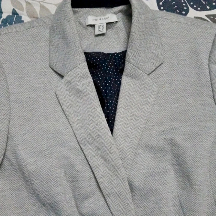 Blazer / Chaqueta Gris Primark - Estilo Formal e Casual [Talla: 42] – Primark – taille XL / 42 / 14 3