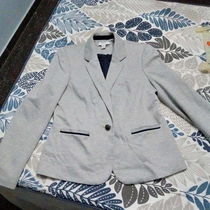 Blazer / Chaqueta Gris Primark - Estilo Formal e Casual [Talla: 42] – Primark – taille XL / 42 / 14 2