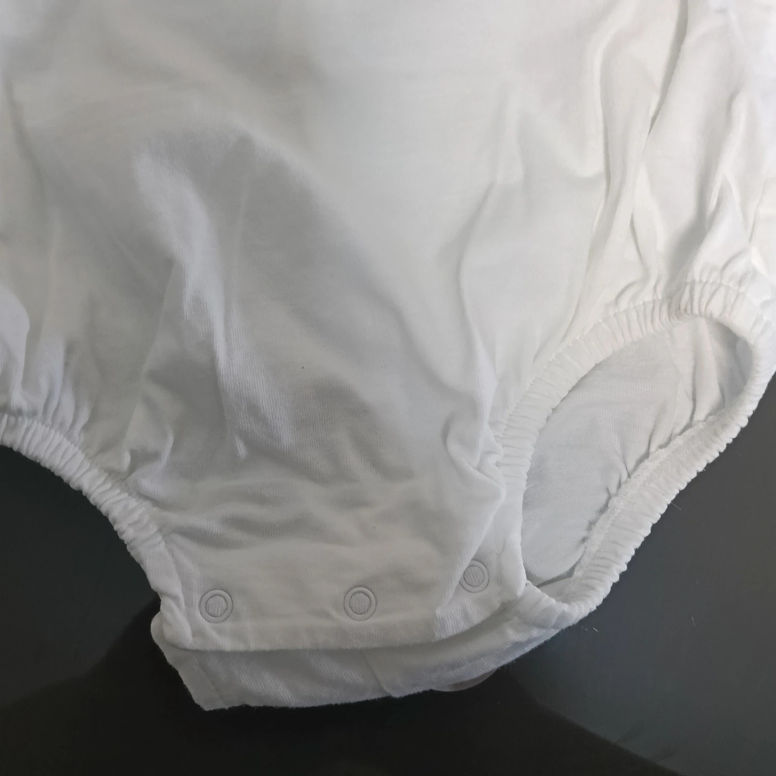 Pelele blanco con detalles en azul celeste – TEX – taille 9-12 mois / 74 cm 2