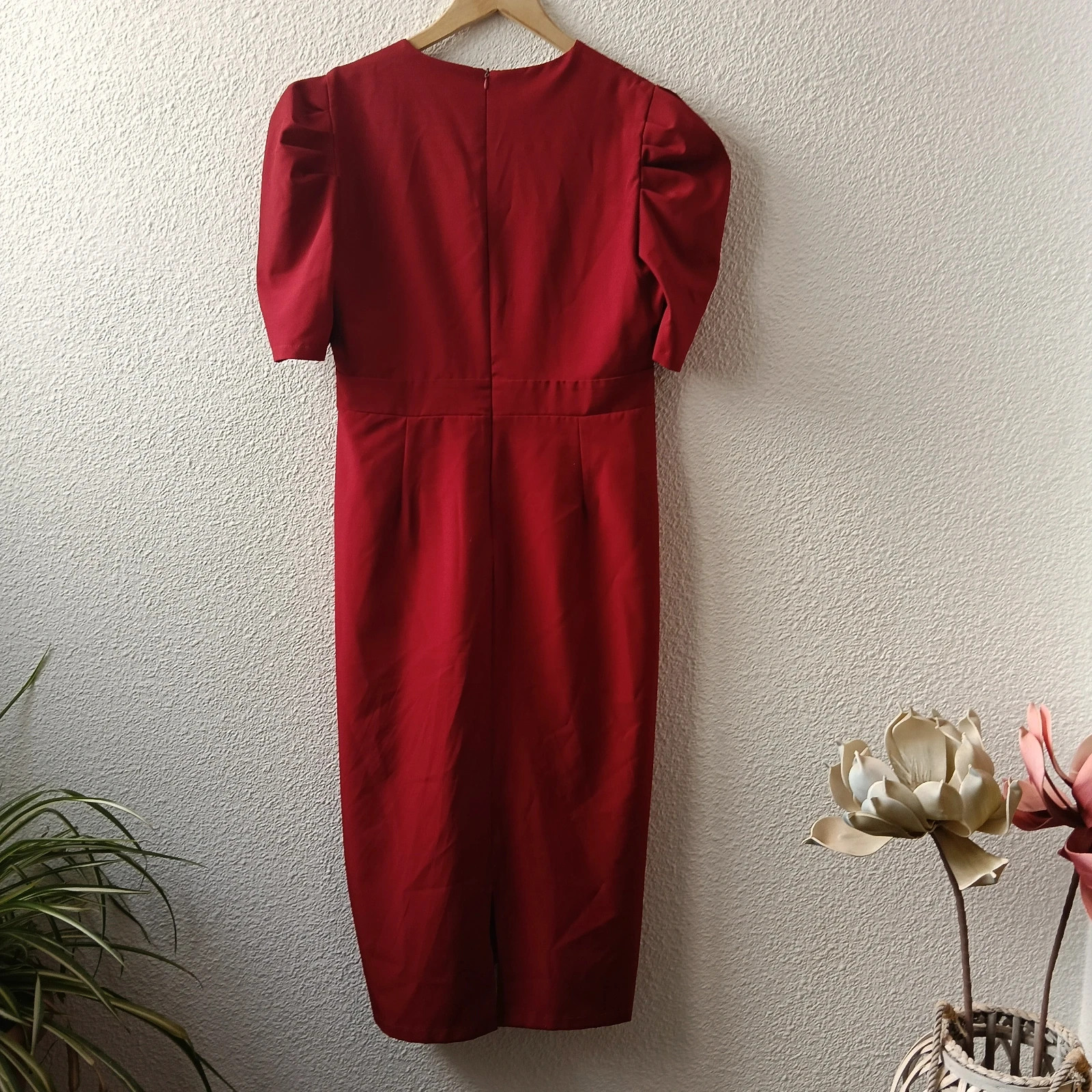 Vestido midi de fiesta rojo – Local – taille XXL / 44 / 16 2