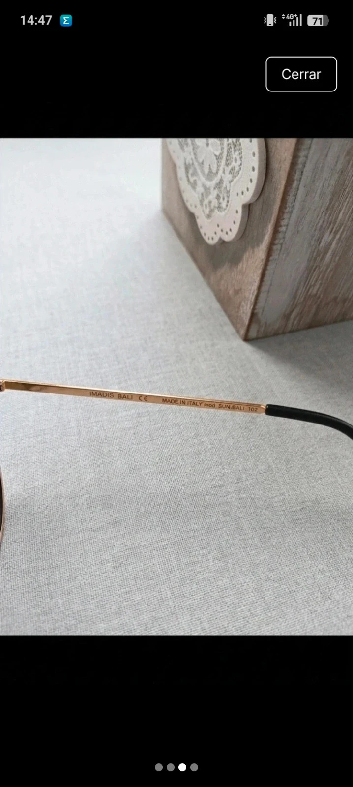 Gafas de solo retro ovaladas – Vintage 3