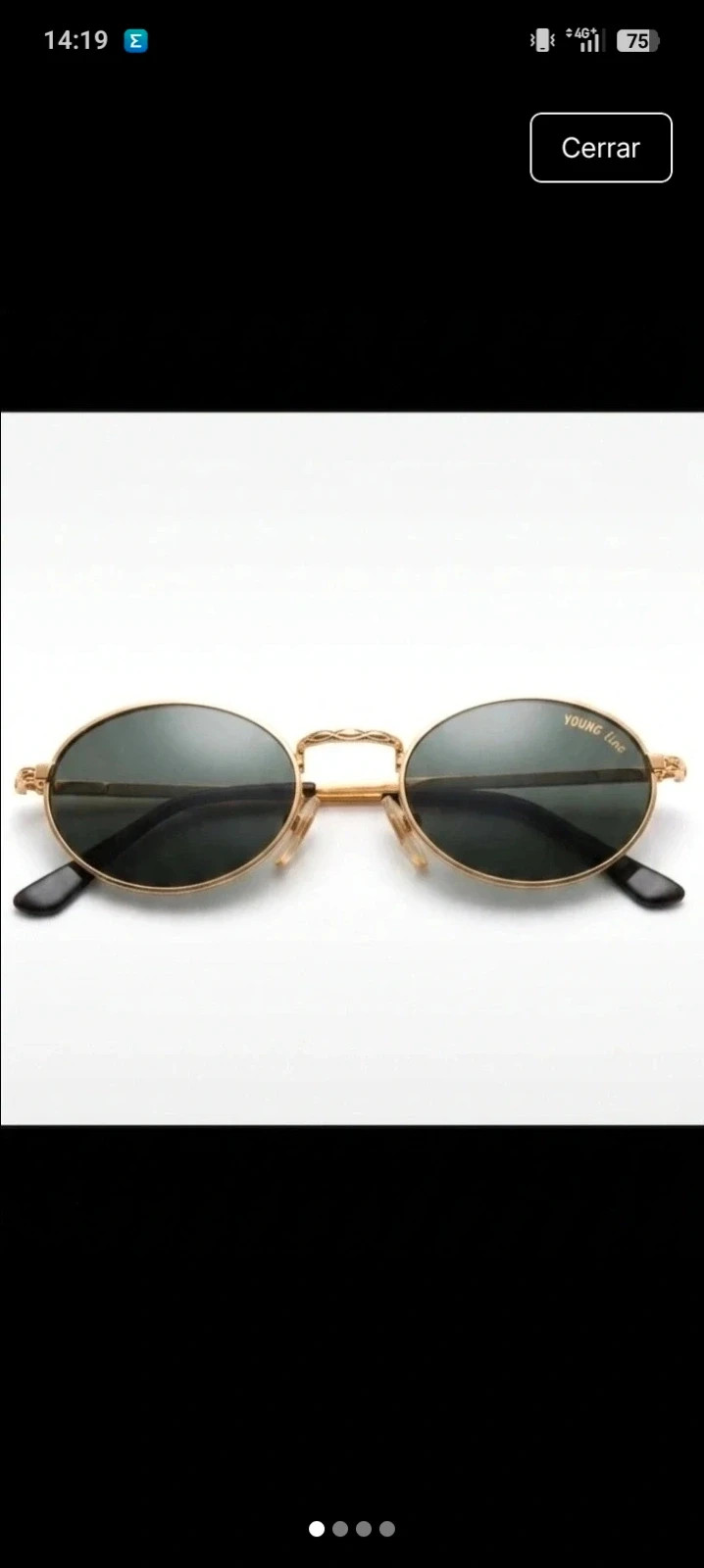 Gafas de solo retro ovaladas – Vintage 5