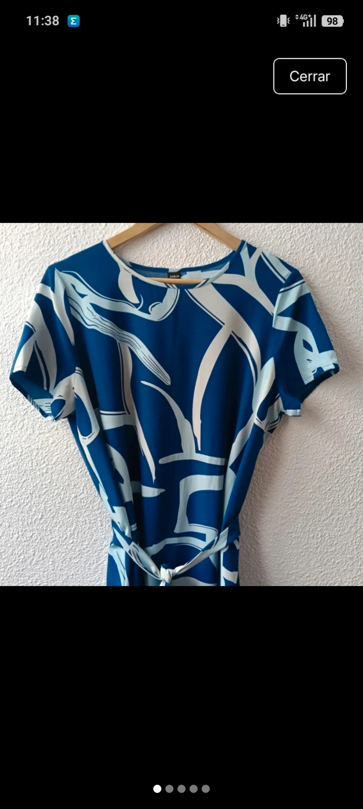 Vestido verano midi azul - talla L – Shein – taille L / 40 / 12 4