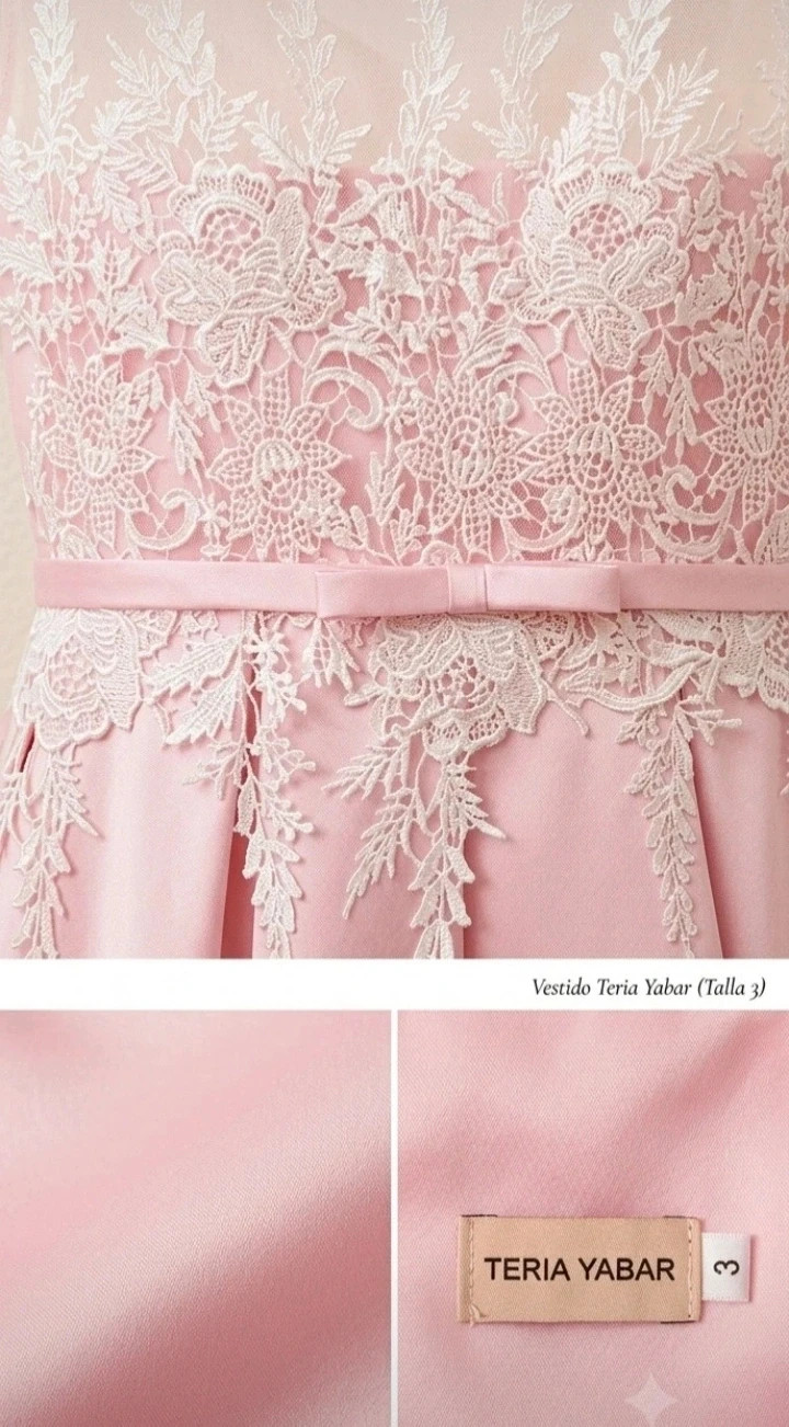 Vestido de fiesta o coctel marca teria yabar – Teria Yabar – taille L / 40 / 12 3