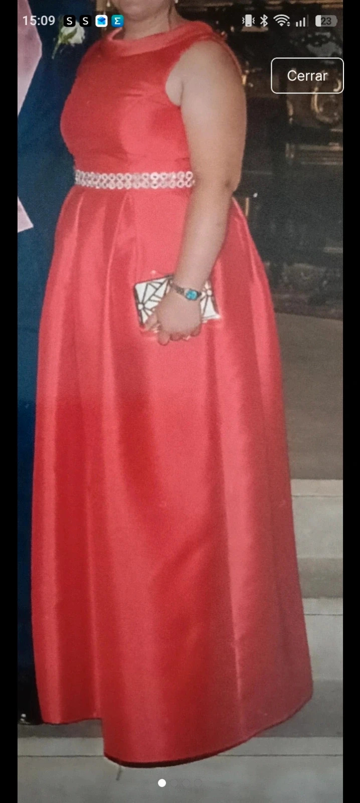 Vestido largo de fiesta – taille XXL / 44 / 16 4