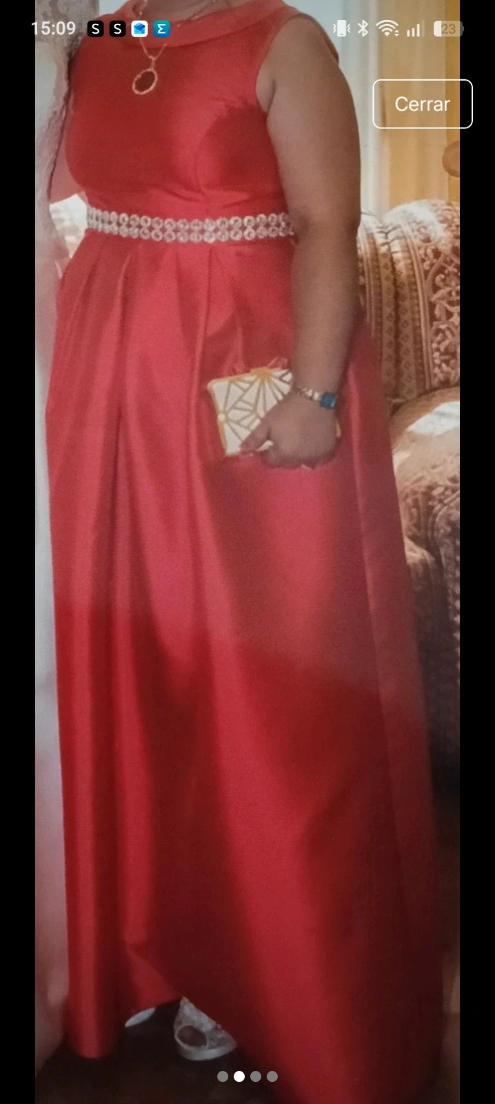 Vestido largo de fiesta – taille XXL / 44 / 16 3
