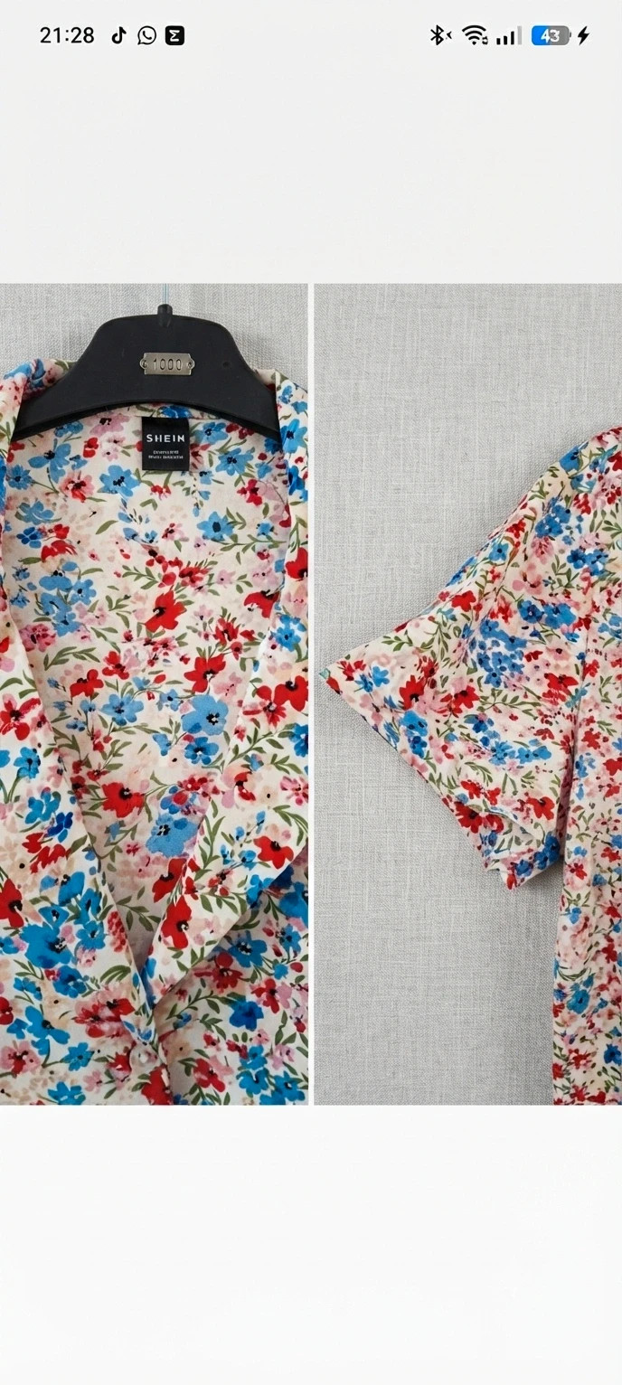Blusa estampada floral - 2xl – Shein – taille XXL / 44 / 16 2