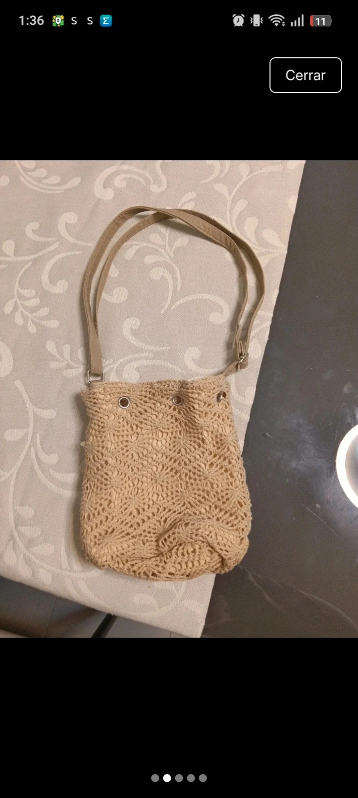 Bolso tipo bombonera de ganchillo / crochet – Claire's 4