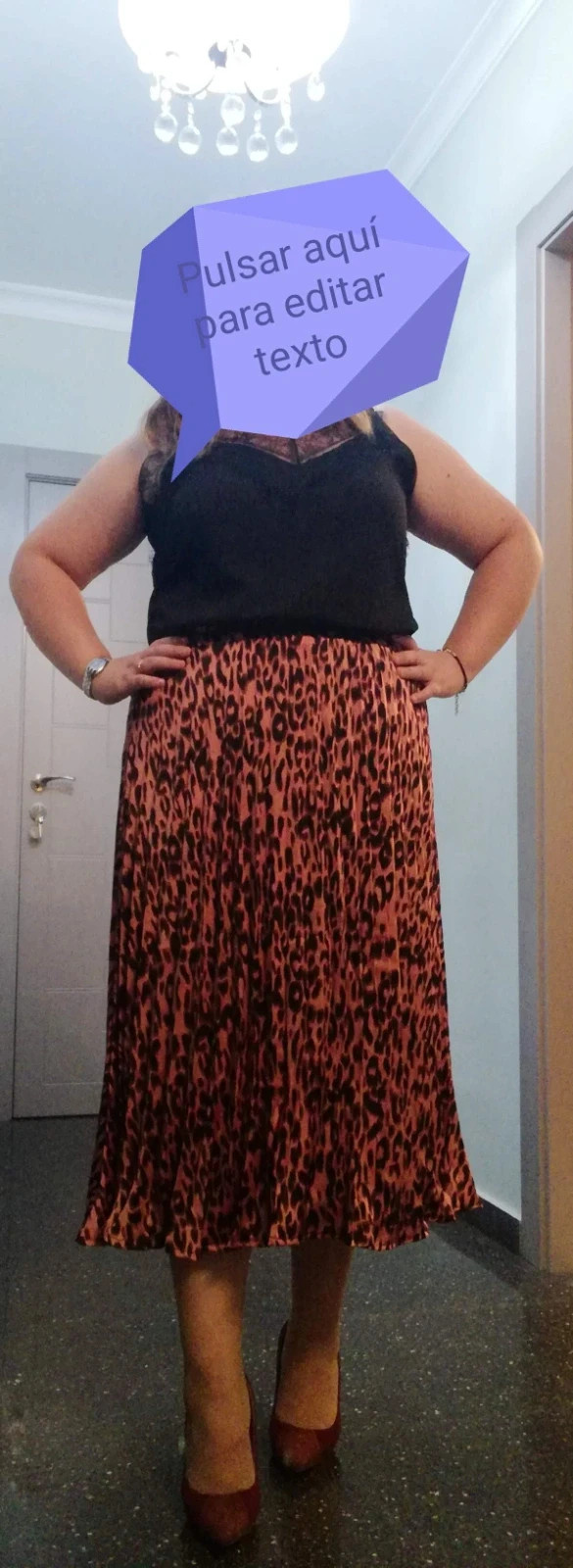 Falda plisada animal print rosa – Local – taille Taille unique 4