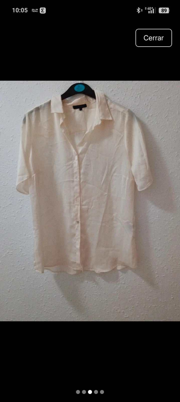 Camisa de raso verano - marca patrimonio – patrimonio – taille S / 36 / 8 4
