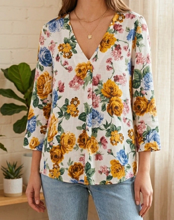 Blusa verano Stradivarius - talla L – Stradivarius – taille L / 40 / 12