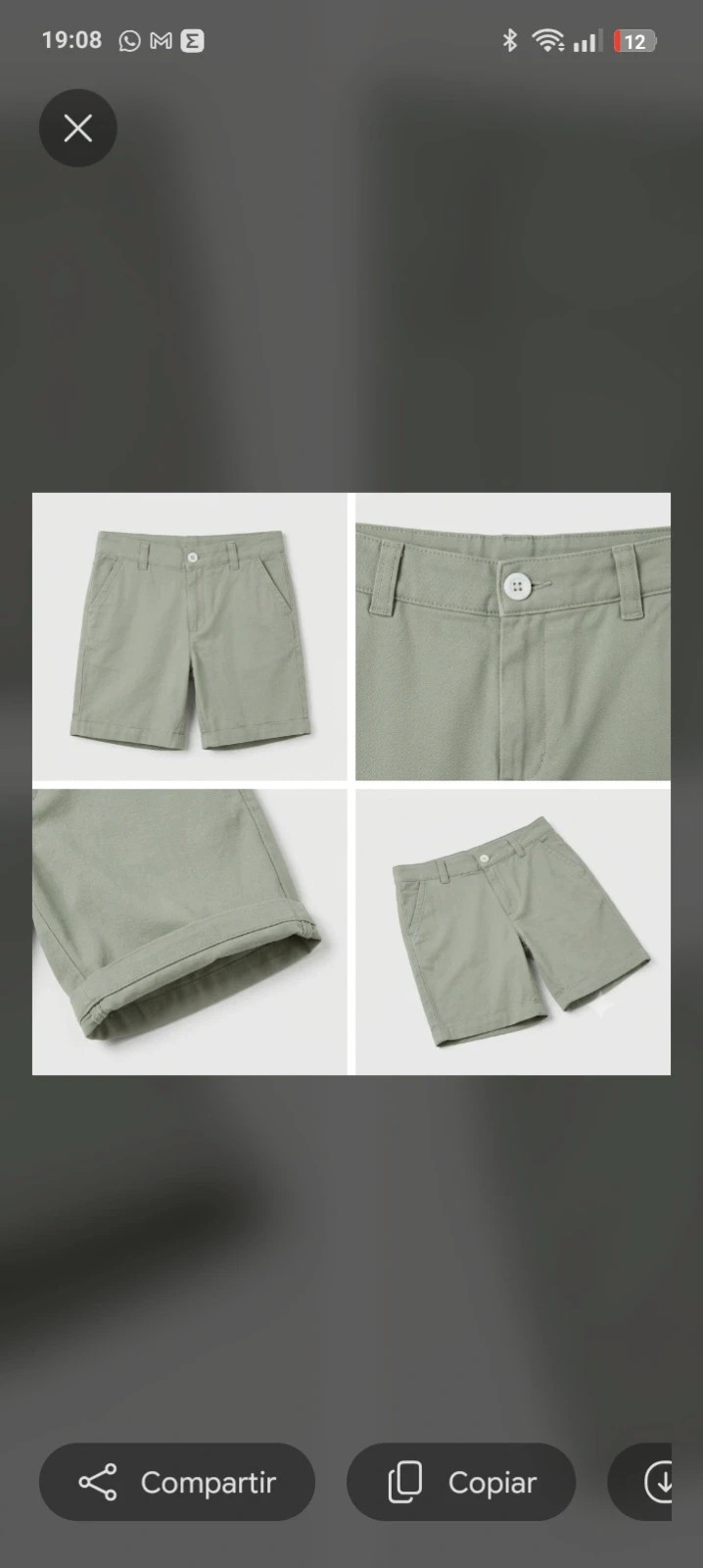Pantalón corto niño - Del Sur – Del Sur – taille 4 ans / 104 cm