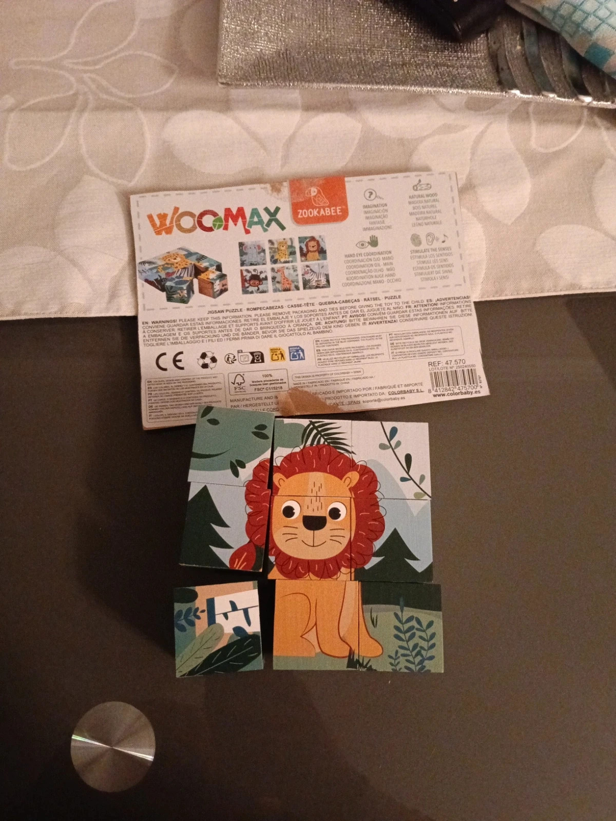 Juego cubos madera puzle – Woomax 4