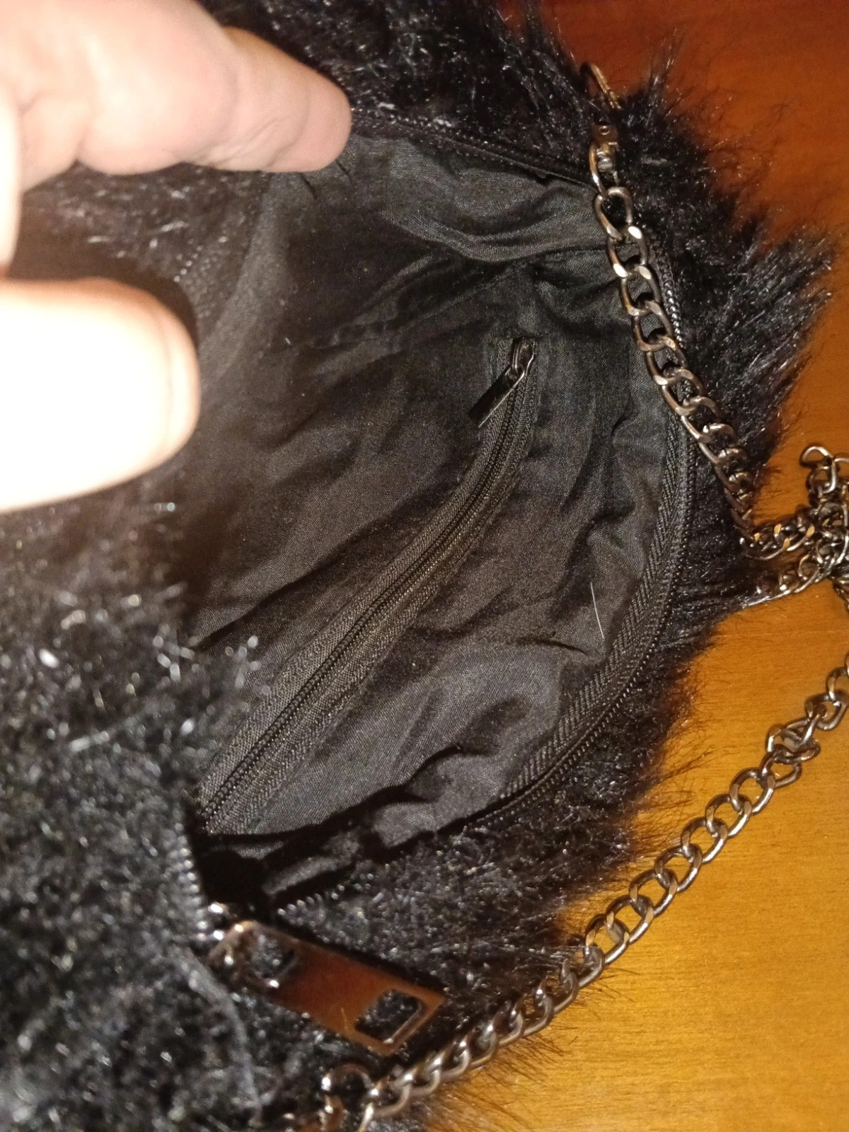 Bolso peluche ( con pelo ) 5