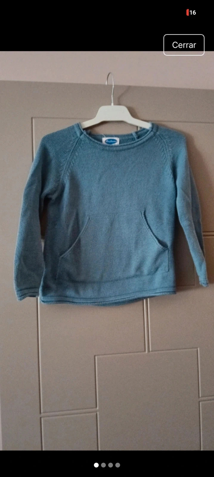 Jersey azul con estrella blanca | Suave y cómodo – Patricia Mendiluce – taille 4 ans / 104 cm 2
