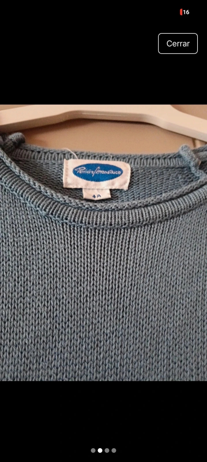Jersey azul con estrella blanca | Suave y cómodo – Patricia Mendiluce – taille 4 ans / 104 cm 5