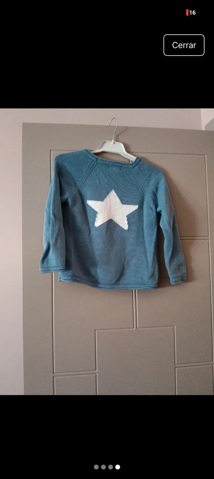Jersey azul con estrella blanca | Suave y cómodo – Patricia Mendiluce – taille 4 ans / 104 cm 3
