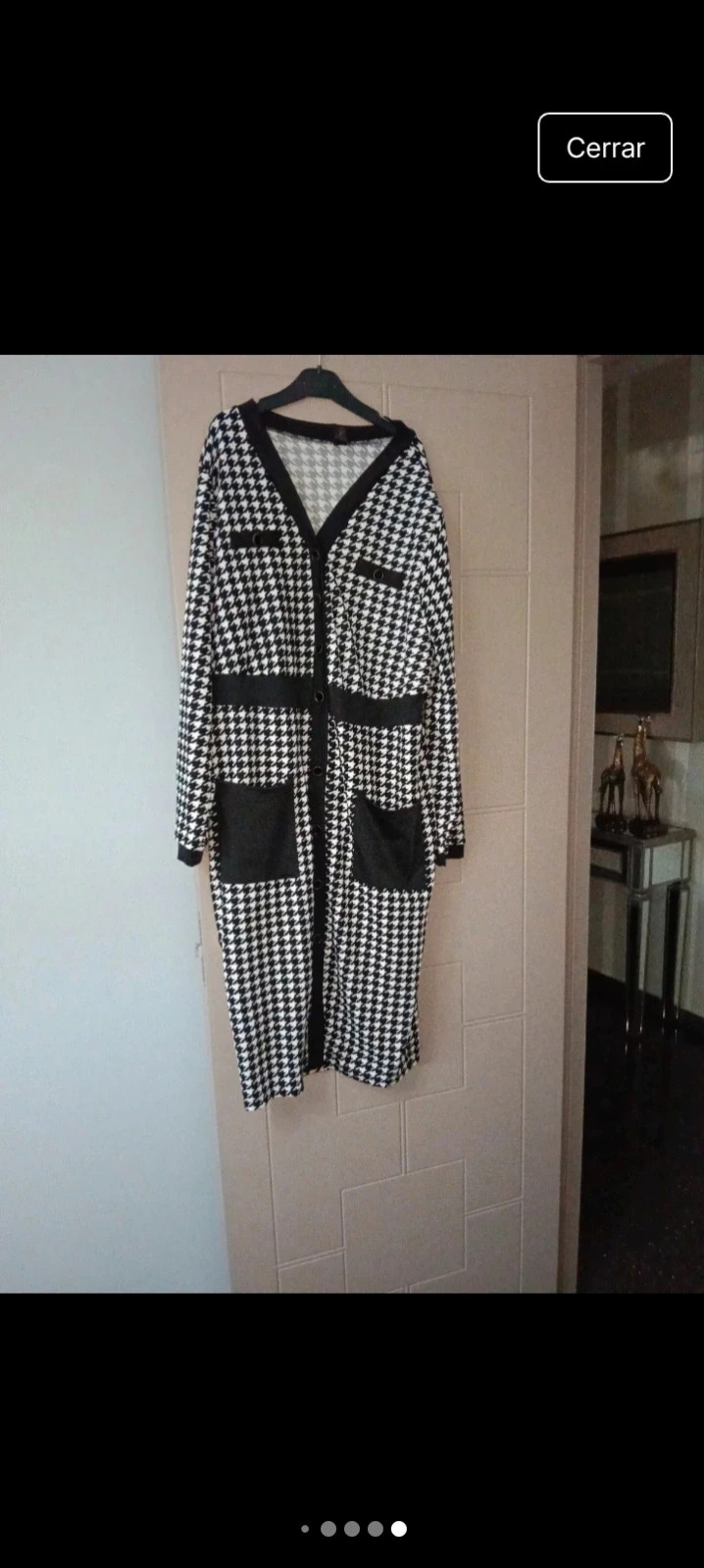 Vestido pata de gallo – Shein Curve – taille XL / 42 / 14