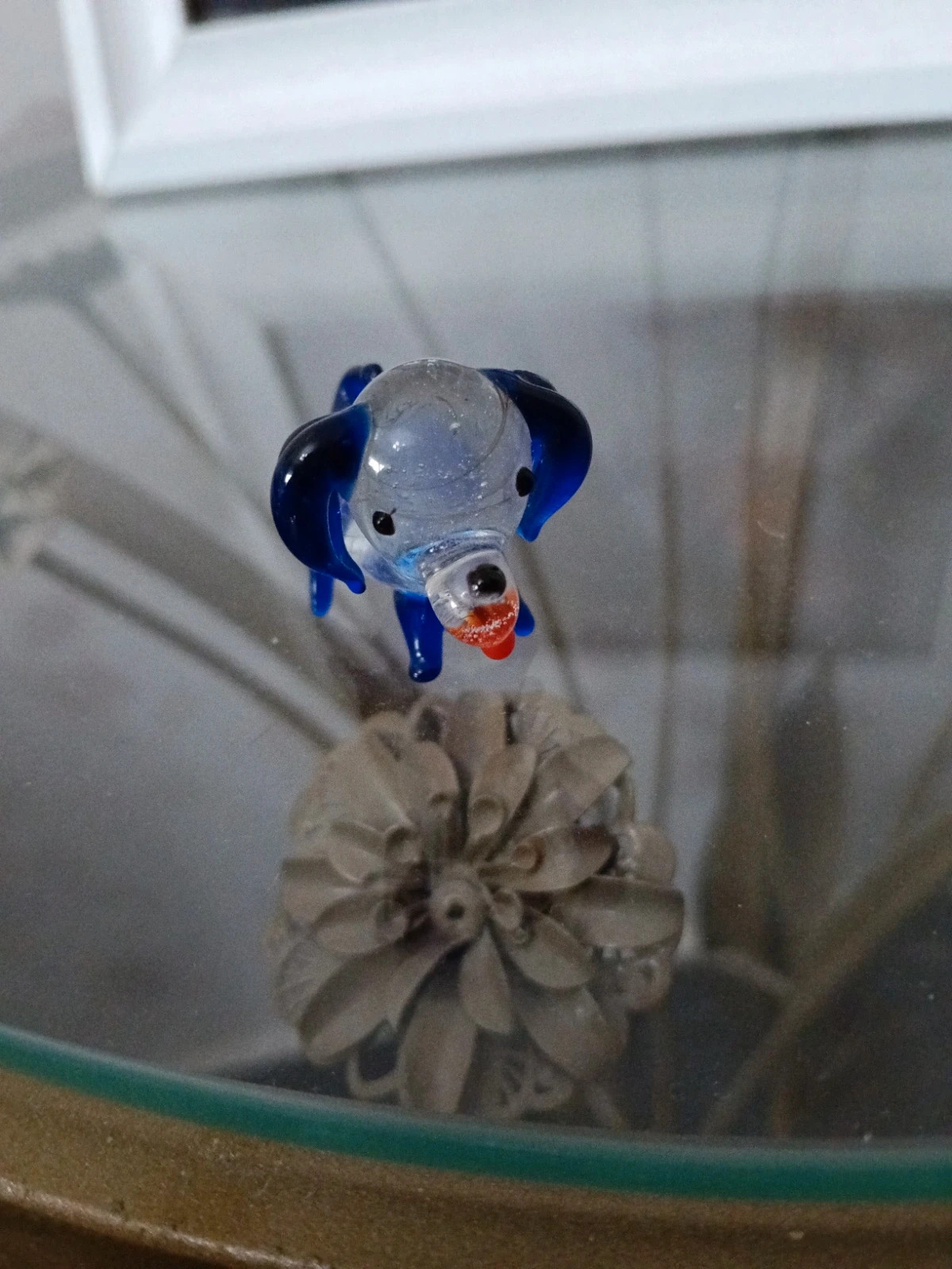 Figura cristal de murano miniatura perro – Cristal 2