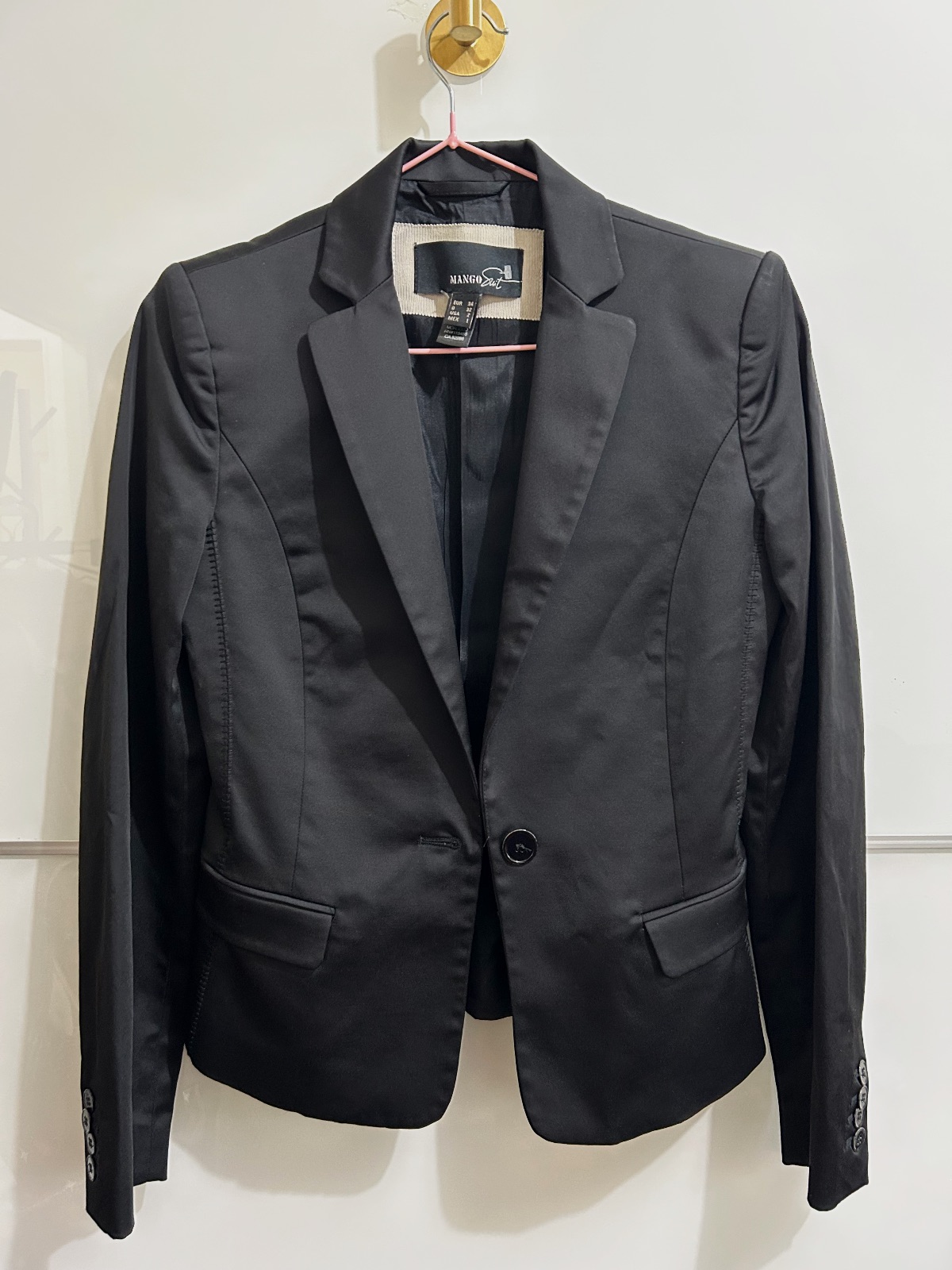 Veste de blazer noire Mango Suit – Mango – taille XS 8