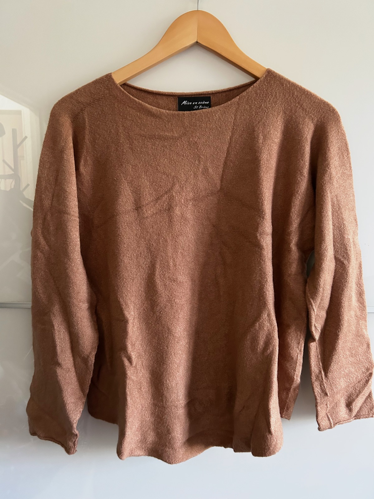 Pull fin marron Mise en scène St Brieuc – Mise en scène St Brieuc – taille M 3