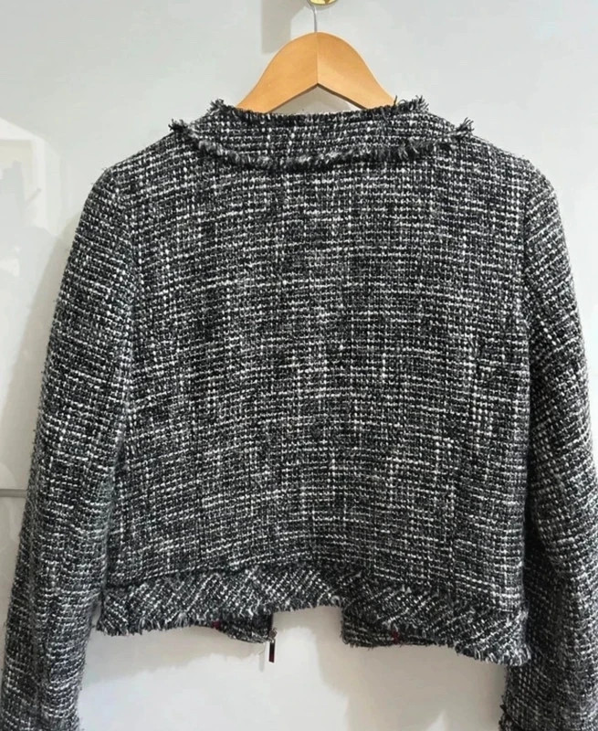 Veste Monoprix Taille 38 tweed noir blanc chic – Monoprix – taille M / 38 / 10 5