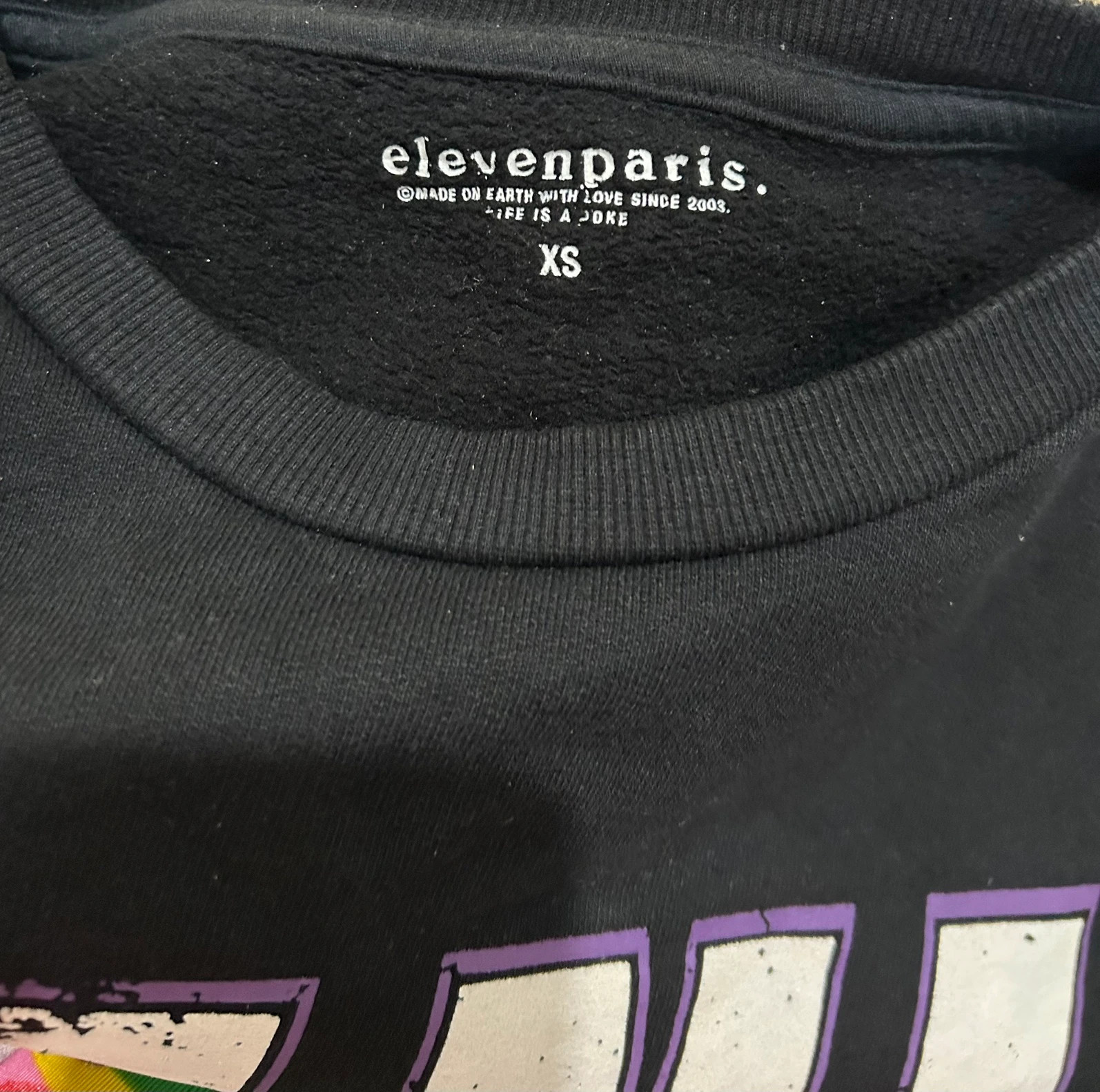 Sweat Eleven Paris unisexe oversize college streetwear – ELEVENPARIS – taille M / 38 / 10 4