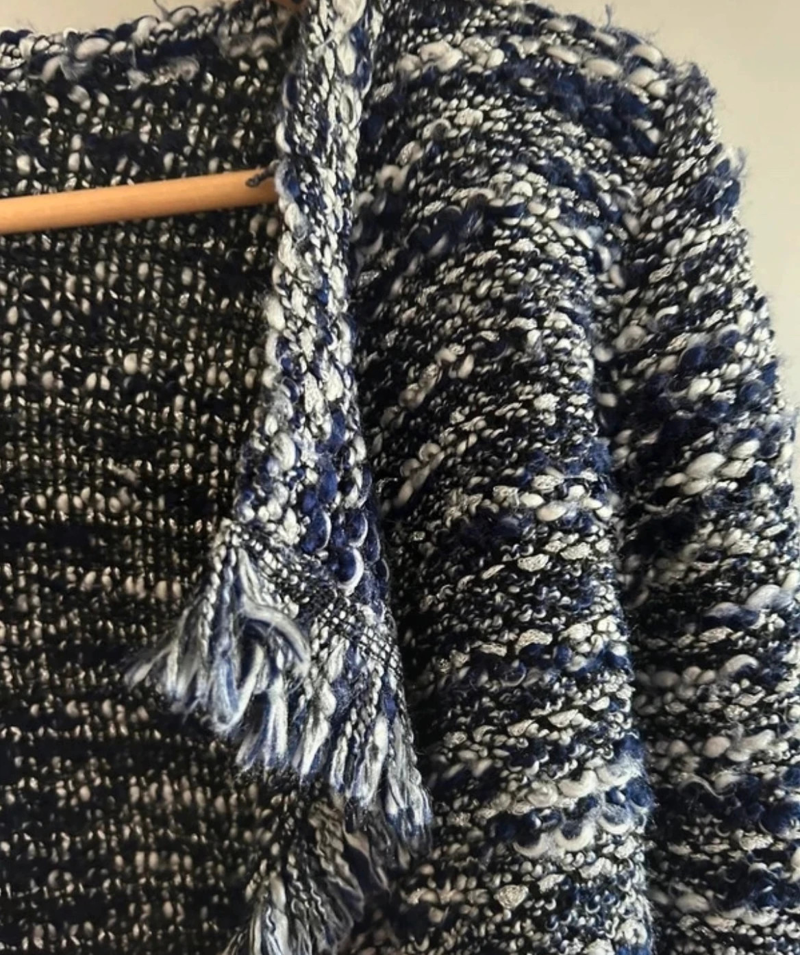 Veste courte H&M 38 maille tweed frangée – H&M – taille M / 38 / 10 5