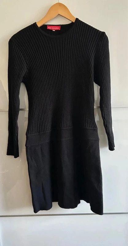 Robe d’hiver Alain Manoukian maille côtelée épaisse extensible T40 – Alain Manoukian – taille L / 40 / 12 5