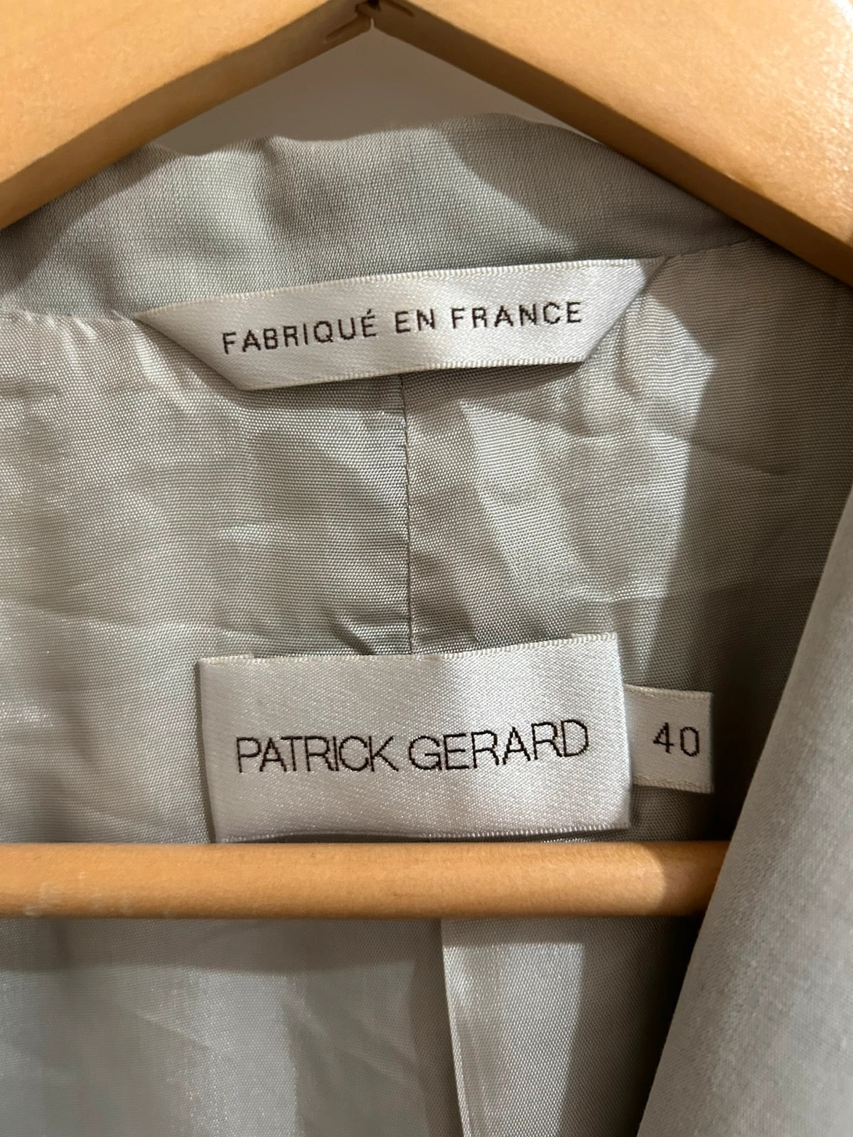 Blazer vintage laine coupe longue ample rétro Made in France taille 40 – PATRICK GERARD – taille L / 40 / 12 5