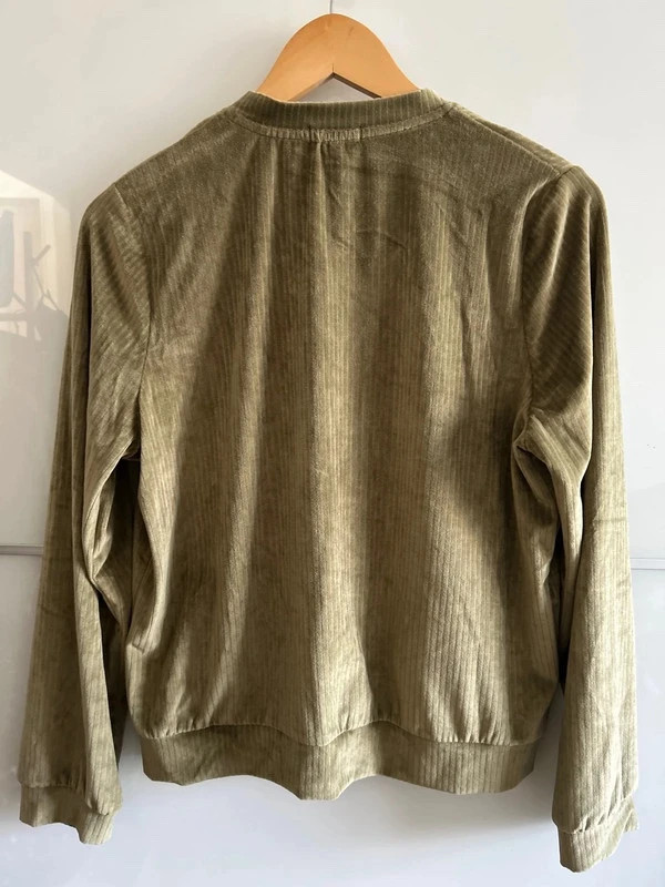 Veste Season ample vintage Y2K S/M kaki velours côtelé – Season – taille S / 36 / 8 5