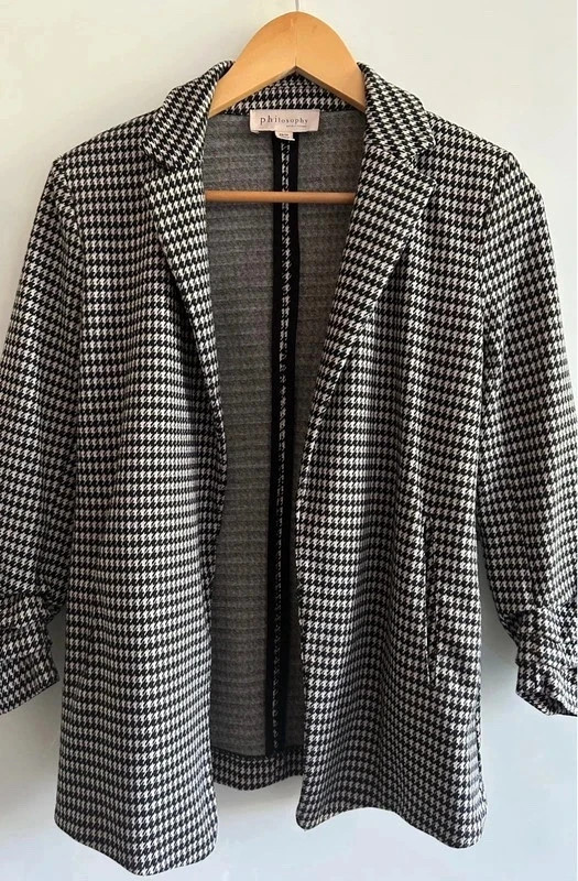 Blazer léger Philosophy pied de poule chic tendance TXS/S – Philosophy – taille XS / 34 / 6 5
