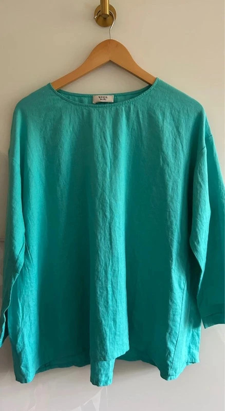 Pull Weill Taille XL 100% lin coupe ample oversize – WEILL – taille XL / 42 / 14 2