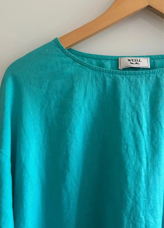 Pull Weill Taille XL 100% lin coupe ample oversize – WEILL – taille XL / 42 / 14 5