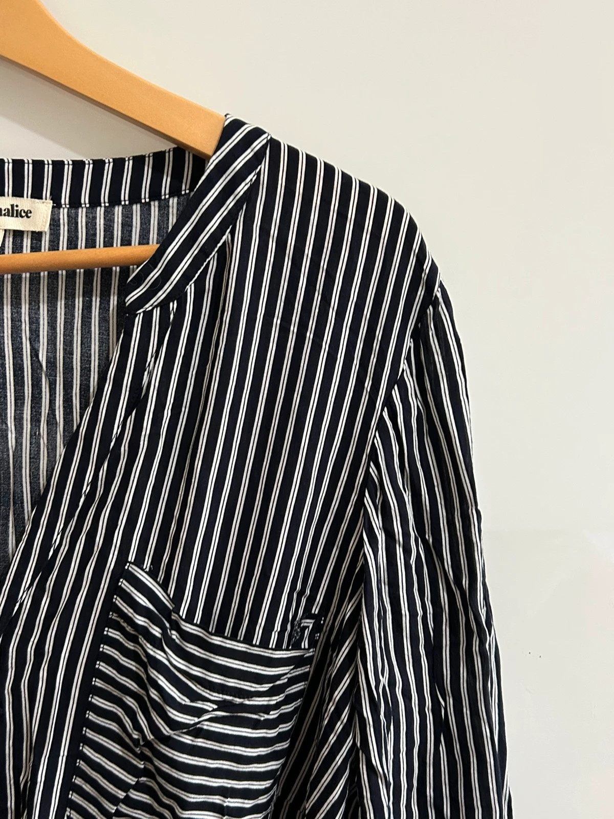 Robe Grain de Malice T44 rayée 100% viscose fluide taille ajustable – Grain de Malice – taille XXL / 44 / 16 2