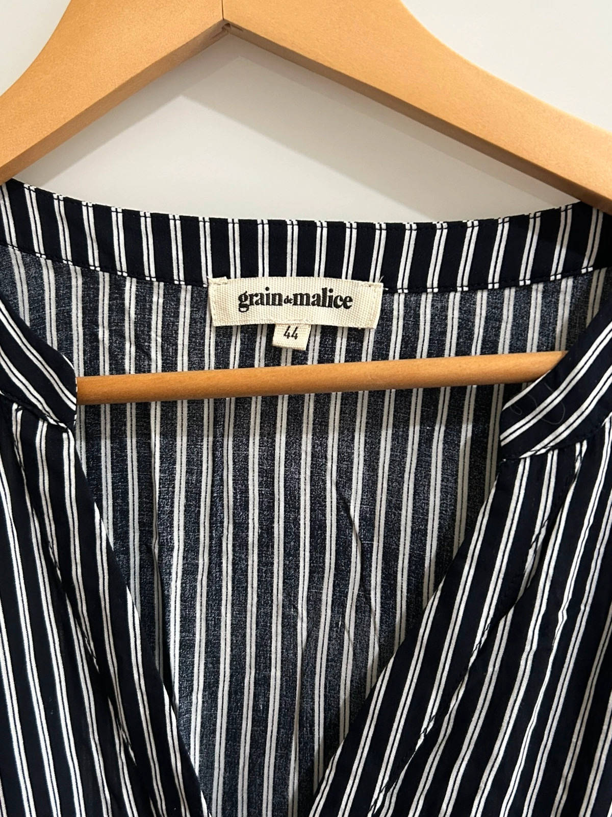 Robe Grain de Malice T44 rayée 100% viscose fluide taille ajustable – Grain de Malice – taille XXL / 44 / 16 4