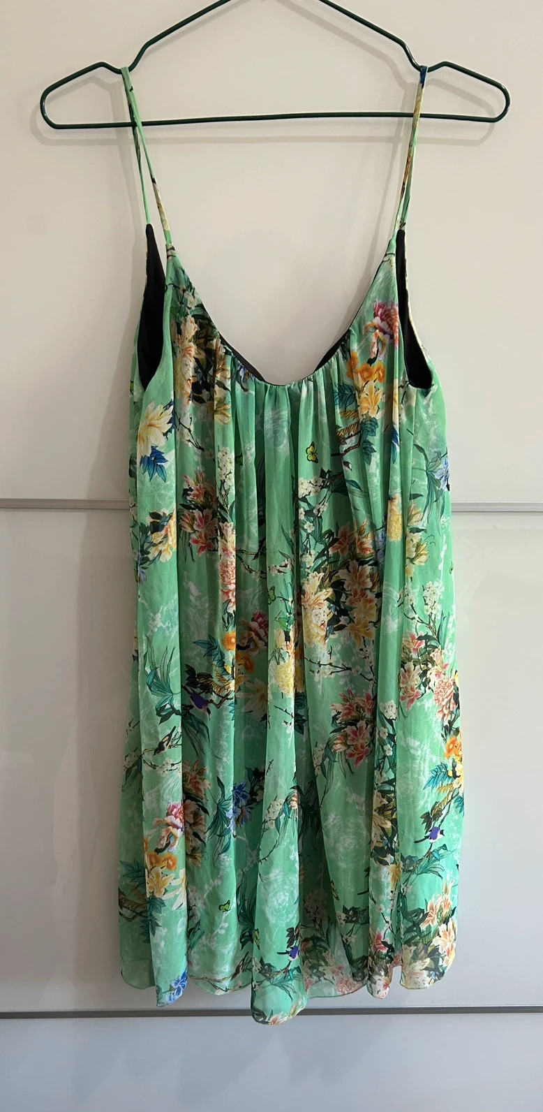 Robe Zara fleurie verte taille XS/S fluide légère – Zara – taille S / 36 / 8 2