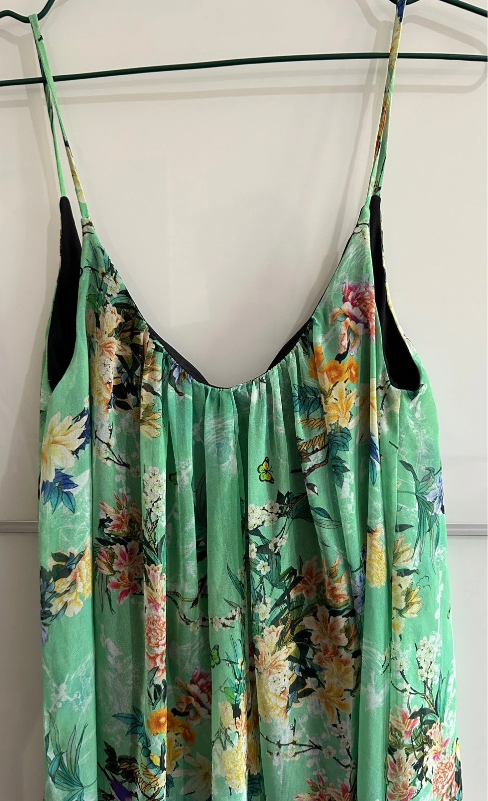 Robe Zara fleurie verte taille XS/S fluide légère – Zara – taille S / 36 / 8 3