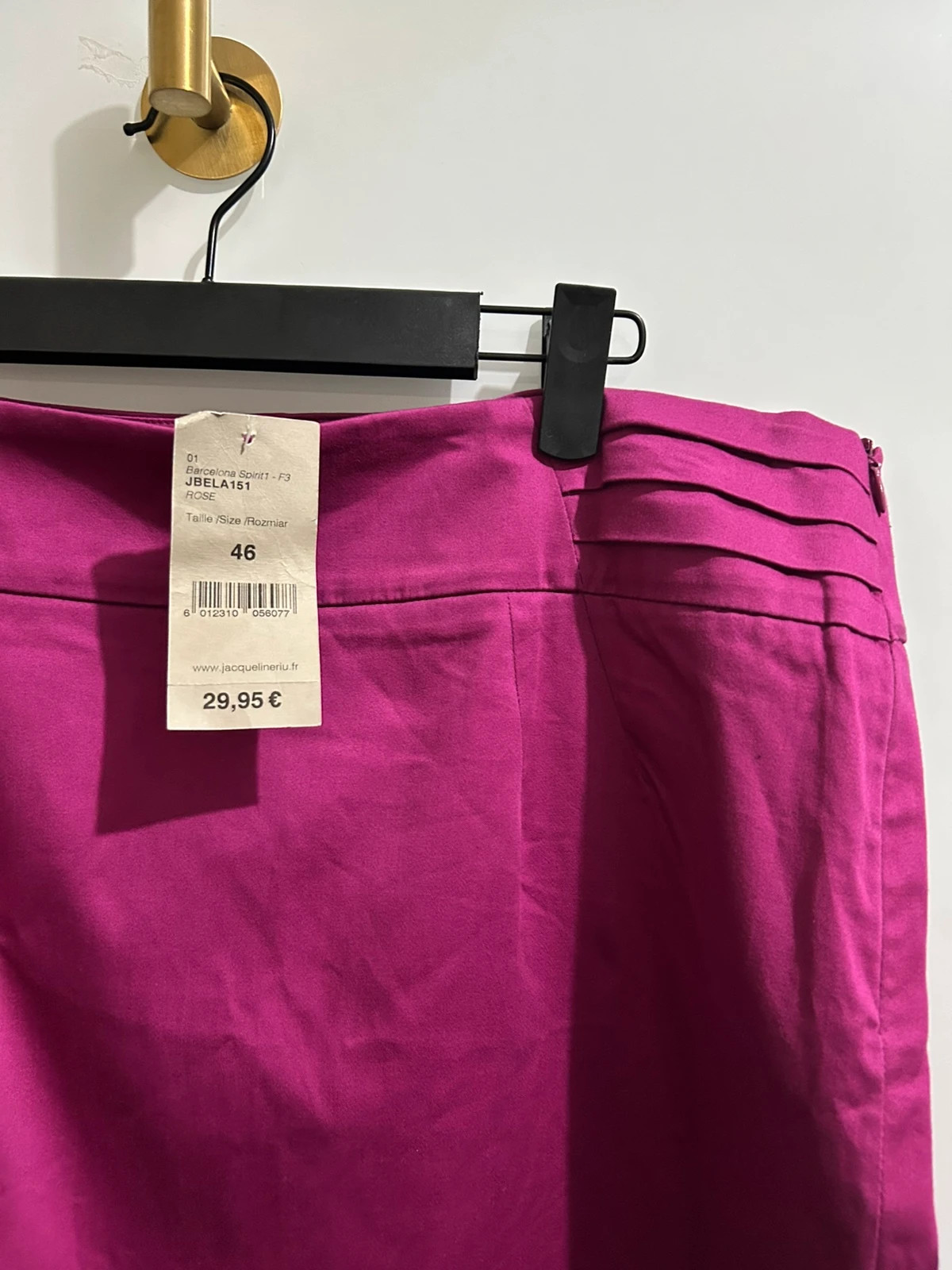 Jupe vintage Y2K Jacqueline Riu coton 46 neuve étiquette chic – Jacqueline Riu – taille XXXL / 46 / 18 2
