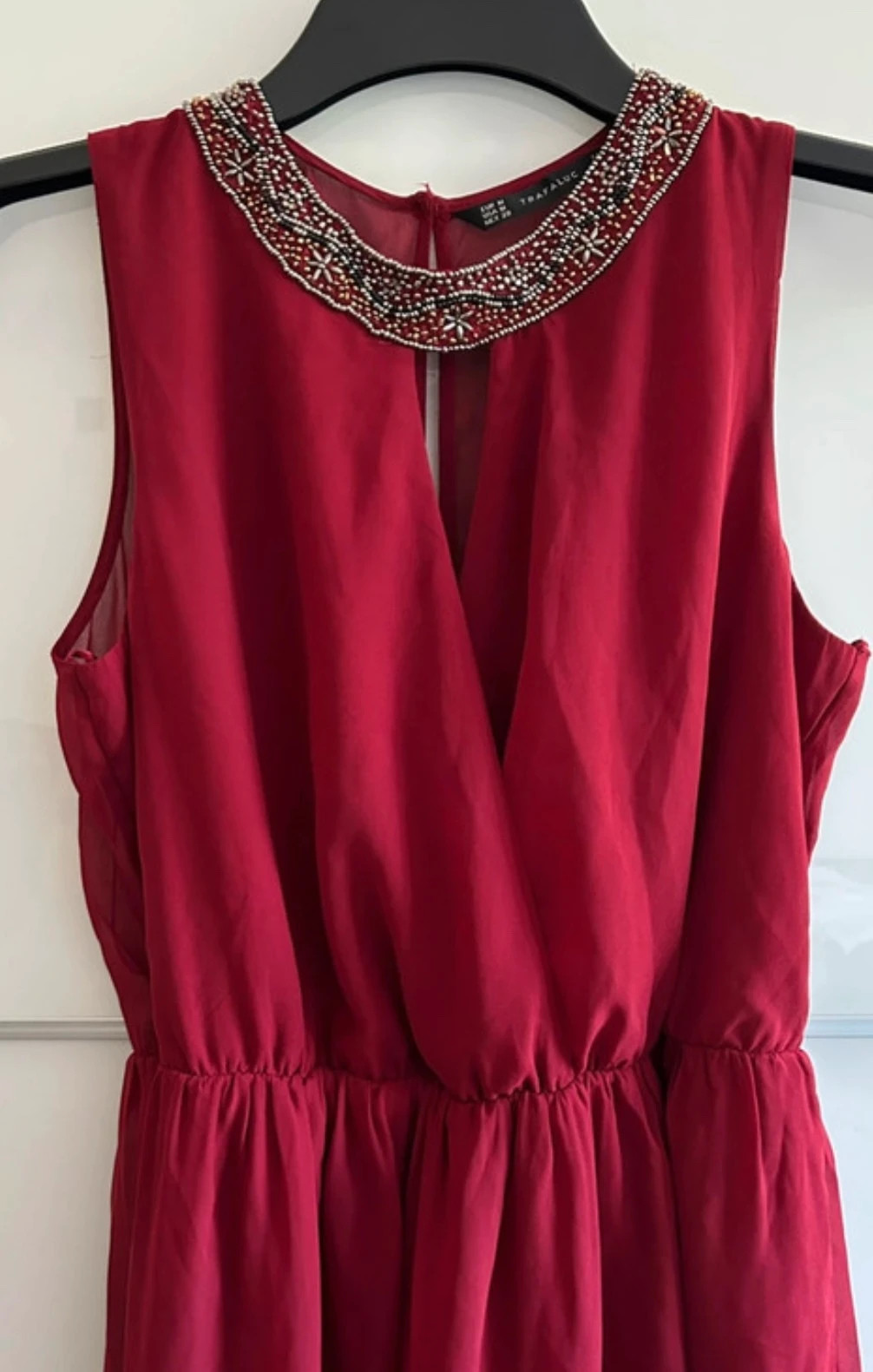 robe zara Taille M bordeaux fluide chic élégante – Zara – taille M / 38 / 10 4