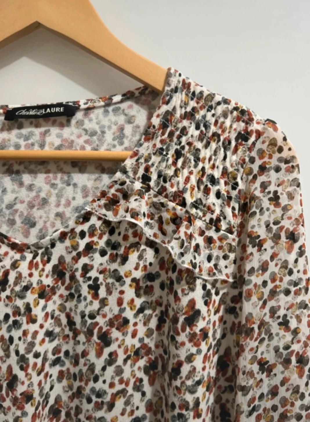 Blouse fluide Christine Laure T38 style vintage rétro bohème – Christine Laure – taille M / 38 / 10 3