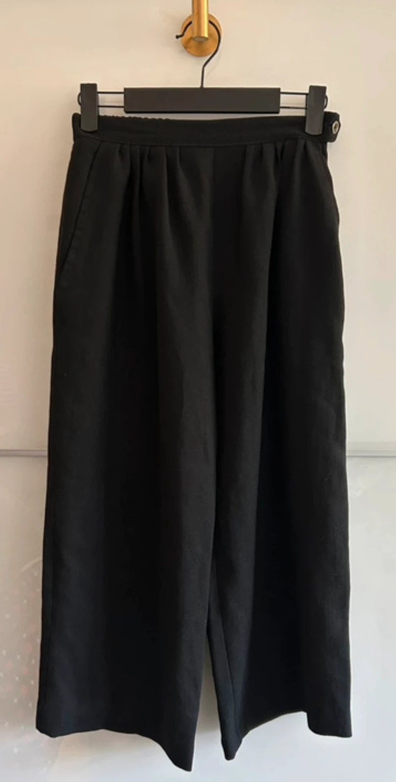 pantalon vintage théorème paris noir jambes larges – Théorème Paris – taille M / 38 / 10 4