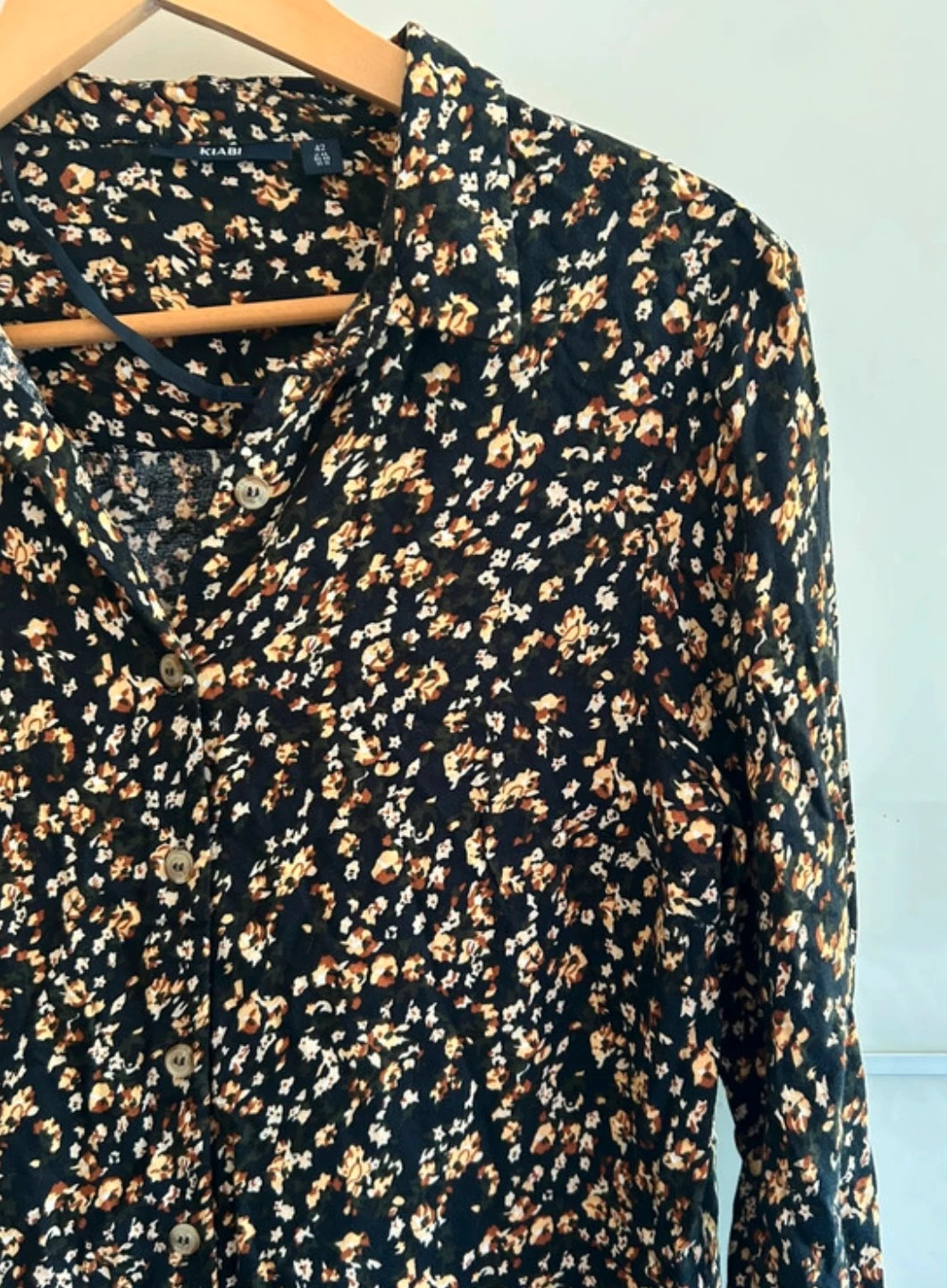 Robe chemise fluide fleurie Kiabi taille 42 bohème chic – Kiabi – taille XL / 42 / 14 2